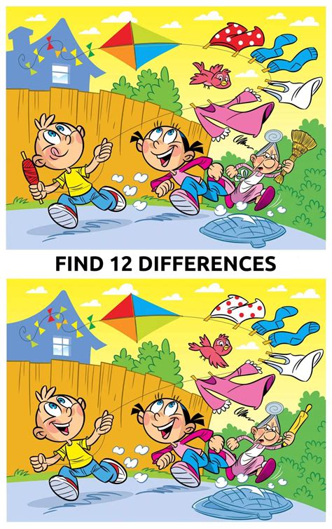 Free Printable Find The Difference For Kids