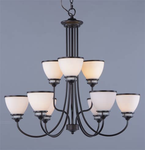 Novus 9-Light Chandelier - Chandelier - Maxim Lighting