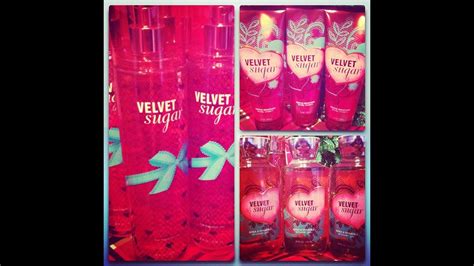 Velvet Sugar Collection Bath & Body Works!!!! - YouTube