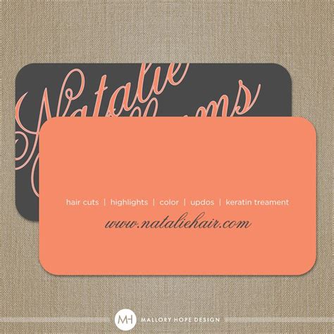 Elegant Name Business Card Calling Card Mommy Card Contact | Etsy | Salon business cards ...