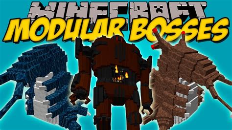 MODULAR BOSSES MOD - Bosses épicos con animaciones!! - Minecraft mod 1.8 Review ESPAÑOL - YouTube