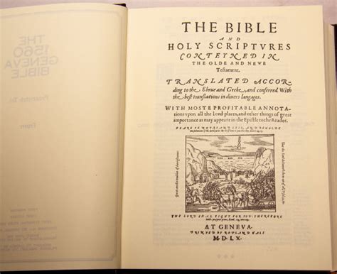 1560 Geneva Bible: First Edition | GreatSite.com