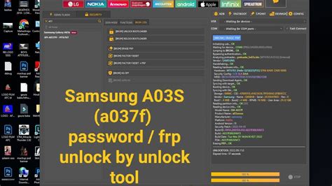 Samsung Galaxy a03s (a037f) factory reset , frp unlock by unlock tool. - YouTube