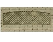 Dome Top Trellis Fence Panel - Oakdale Fencing