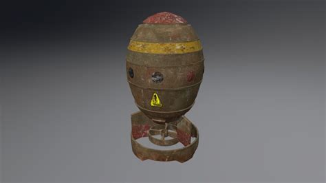 Fallout 4 - Mini Nuke - 3D model by Harry T (@harryt) [63a5d04] - Sketchfab