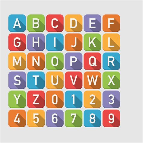 Colored Fonts, letters, square, square Pattern, letters Alphabet, Squares, letters Of The ...