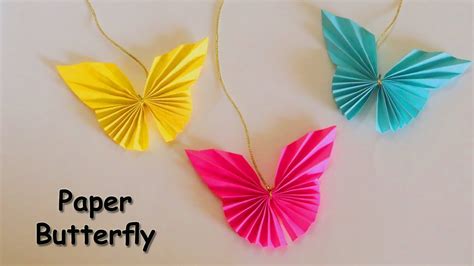 EASY Paper Butterfly | Origami Butterfly | Easy Paper Crafts | DIY ...