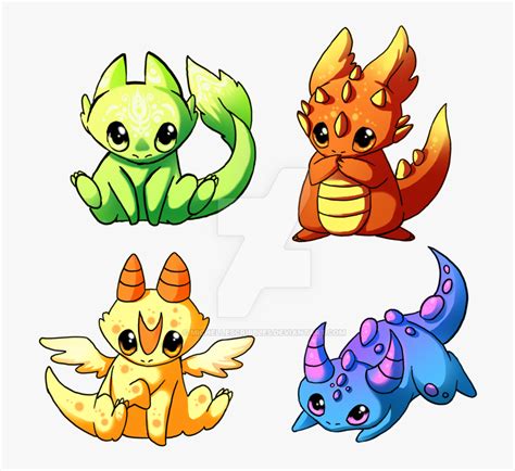 Easy Cute Baby Dragon Drawings - Riset