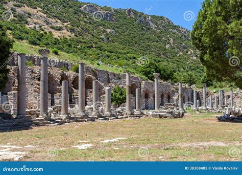 Ancient ruins of Ephesus stock image. Image of turkish - 38308483