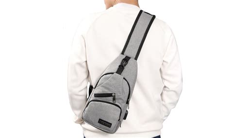 USB Charging Crossbody Backpack | Groupon Goods