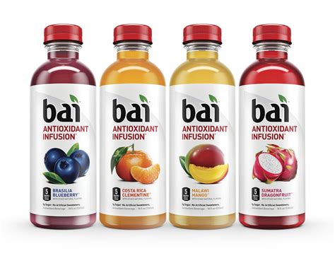 12-Pack of 18oz. Bai Antioxidant Infused Beverages (various ...