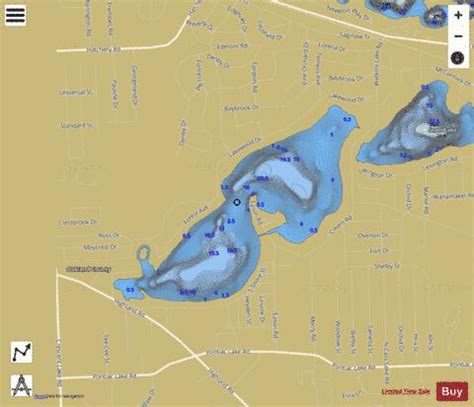 Watkins Lake Fishing Map | Nautical Charts App