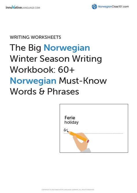 16+ Norwegian Worksheets for Beginners PDF Printables