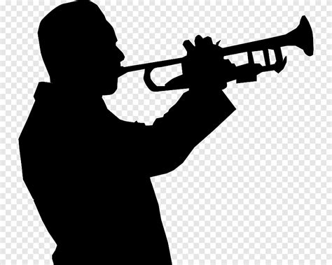 Trumpet Player Silhouette Clip Art