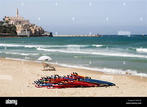 Old Jaffa Beach in Tel Aviv, Israel Stock Photo - Alamy