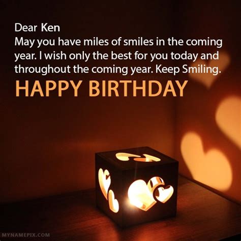 Happy Birthday Ken Cakes, Cards, Wishes