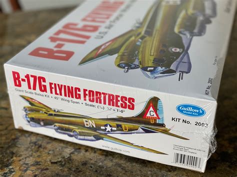 This week we have in-stock Guillows Boeing B-17 Flying Fortress (#2002) 45" Wingspan — GaelHobbies