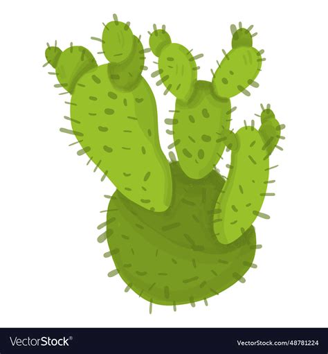 Desert cactus Royalty Free Vector Image - VectorStock