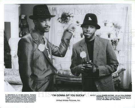 I'm Gonna Git You Sucka Damon Wayans Kadeem Hardison Comedy 1988 vintage promo photo print ...