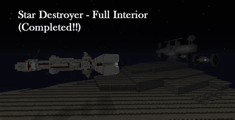 Star Destroyer With Full Interior Minecraft Map