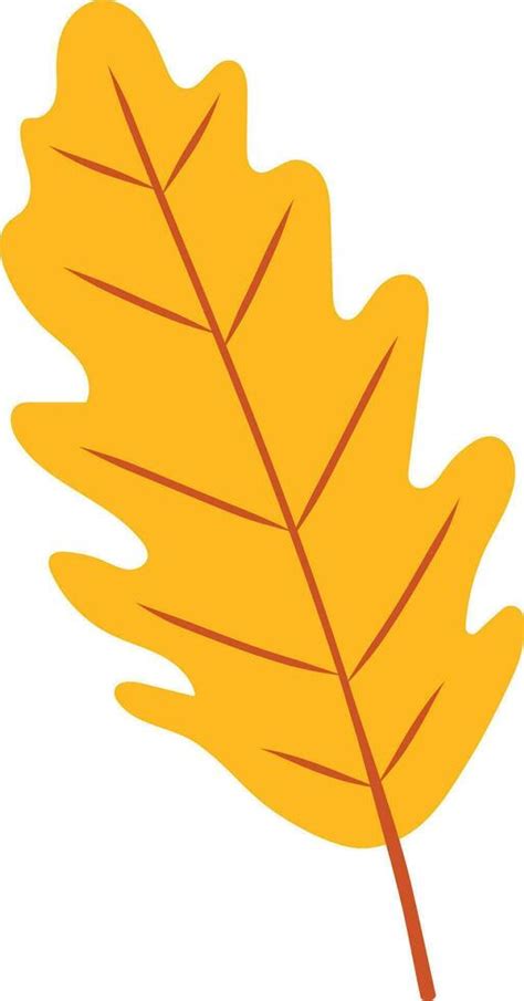 Yellow Autumn Leaf Element 27188016 Vector Art at Vecteezy