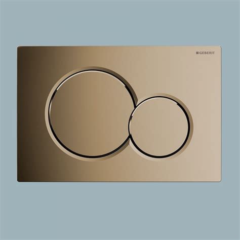 Geberit Sigma01 Flush Plate - 115770215 | Flush, Plates, Round glass