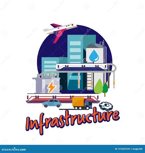 Infrastructure Icon Design - Vector Stock Vector - Illustration of city ...