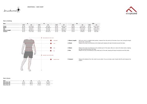 Size Chart - Smartwool Download Printable PDF | Templateroller