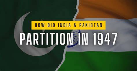 How did India & Pakistan Partition in 1947 - Karthik Chidambaram