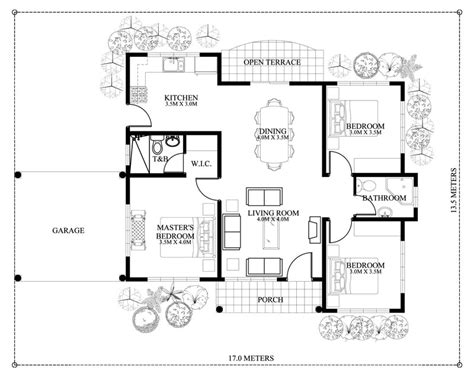 3 Bedroom House Plans With Measurements In Meters | www.resnooze.com