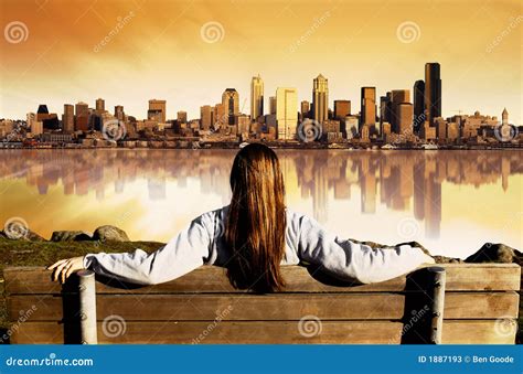 City View Sunrise stock image. Image of places, colour - 1887193