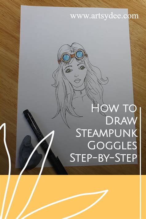 How to Draw Steampunk Goggles - Artsydee - Drawing, Painting, Craft ...