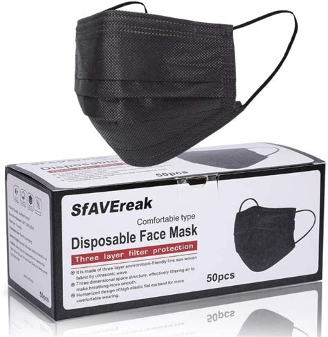 Black Disposable Face Masks That Offer Style & Protection – Footwear News