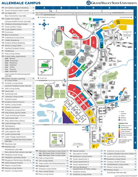 Grand Valley State University Campus Map - Osiris New Dawn Map