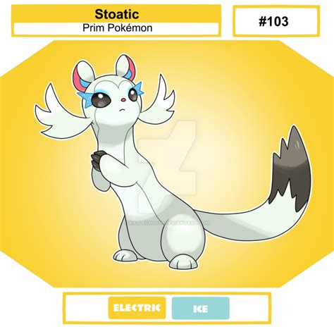 Stoatic Type: Electric and Ice Ability: Static and Snow Cloak Hidden Ability: Speed BoostSpecies ...