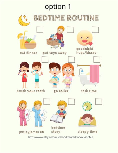 This item is unavailable | Etsy | Bedtime routine chart, Bedtime routine, Charts for kids