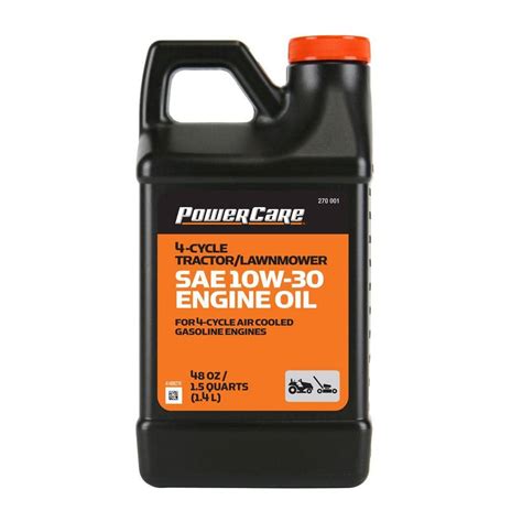 Power Care SAE 10W-30 48 oz. Lawnmower Oil-66779 - The Home Depot