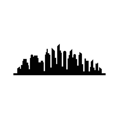 city skyline silhouette design vector 7634457 Vector Art at Vecteezy