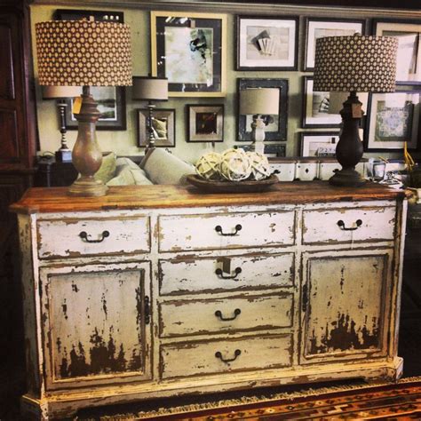 Rustic white washed dresser | Diseño de interiores de cocina, Interior ...