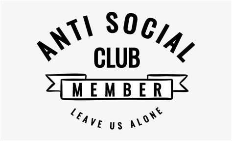 Anti Social Club - Antisocial Social Club Logo Transparent PNG ...