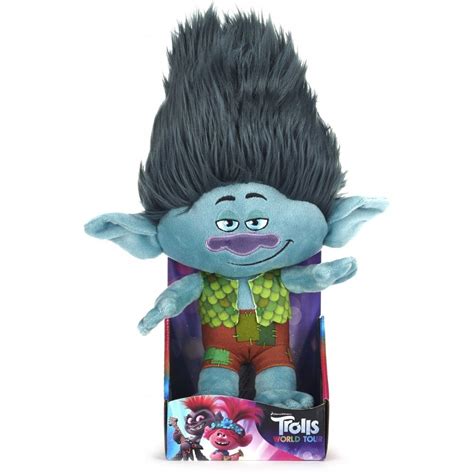 Trolls World Tour Branch 10 Inch Plush Toy Available at getthebestgift