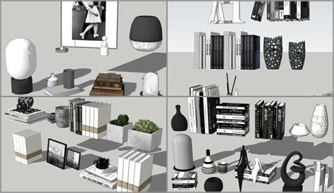 Top 10 mẫu decoration sketchup cho dự án của bạn