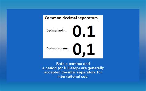 Decimal Separator