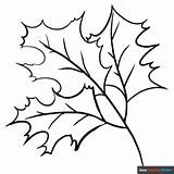 Oak Tree Coloring Page sketch template