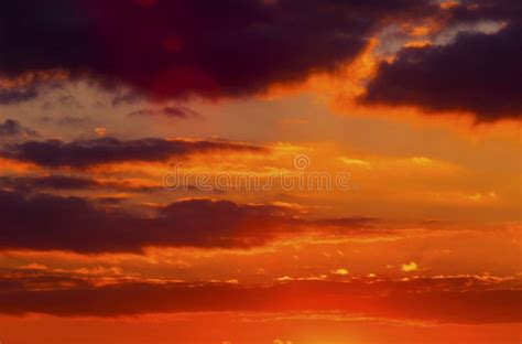 Beautiful Sunset with Colorful Clouds Stock Image - Image of scenic, cloudscape: 112970757