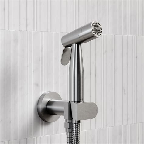 Brushed Stainless Temperature Control Douche Shower Spray Kit - LUSSO