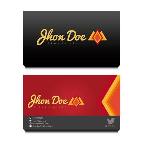 Illustration Business Card Template