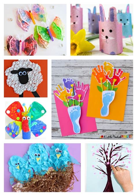 Easy Spring Crafts for Kids - Springtime Crafty Fun!