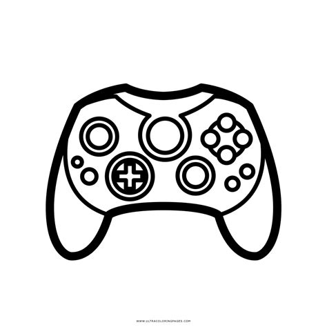 xbox controller coloring pages at getcoloringscom free printable - xbox ...