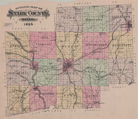 Stark County Ohio Map